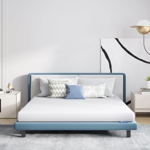 Avenco Gel Memory Mattress 150x190 Reversible Gel Memory Foam Mattress Medium High Firm Breathable Blue King