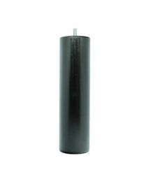 La Fabrique de Pieds Set of 4 Bed Legs, Wood, Black, Cylindrical 25 x 7 x 7 cm