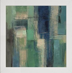 Frame Company Watson Range Emerald Fields Square I by Silva Vassileva, Photo Frame - 8 x 8 Inches, White