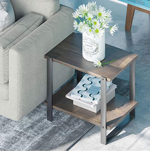 ZINUS Brock Solid Wood Side Table - End Table - Coffee Table - Bed Side Table - Easy Assembly