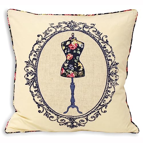 Paoletti Victoria Manequin Feather Filled Cushion