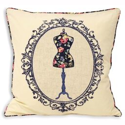 Paoletti Victoria Manequin Feather Filled Cushion
