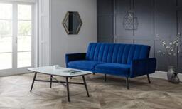 Julian Bowen Afina Sofabed - Blue Sofa Beds