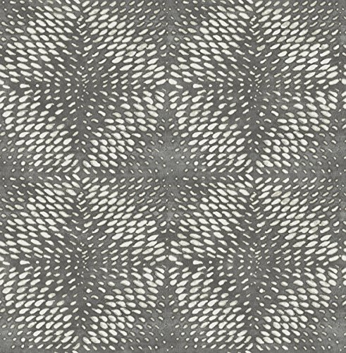 A-Street Prints Ethos Abstract Wallpaper, Paper, Pewter, 20.5-Inch x 33 ft