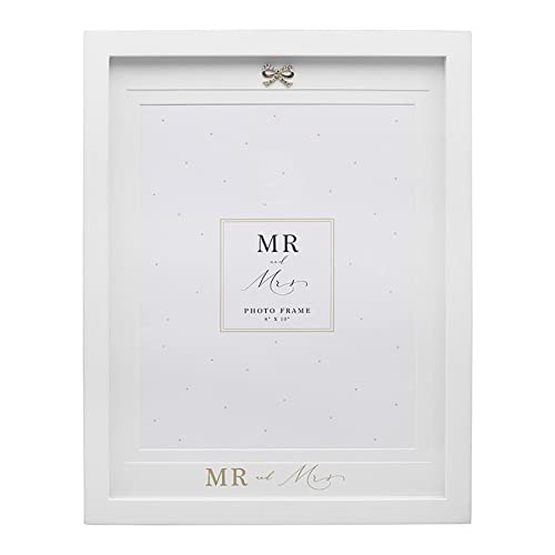 Lesser & Pavey Mr & Mrs Frame 8x10 Photo Frame for Gift - Lovely Picture Frames for Unforgettable Memories' - Ideal for Special Occasions - Madelaine by Hearts Design