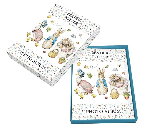 Portrait Photograph Album in Gift Box by Robert Frederick - Beatrix Potter Design - Holds 100 Photographs