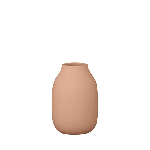 blomus - Vase - COLORA - Amber Brown - S - Ceramic - Decorative Flower Vase - Handmade Design - ??11 x 15 cm