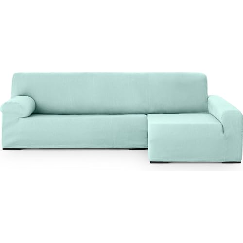 ECOMMERC3 Chaiselong Universal and Versatile Long Right Arm Sofa Cover - Sea Water Colour Protector Easy to Install for Back, Seat and Arms