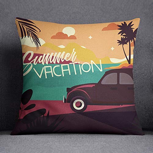Questo Casa Decorative Cushion Cover, Cushion Cover, Home Decoration, for Sofa, Coffee, Size: 45 x 45 cm – Designed and Made in Türkiye