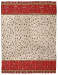 Bassetti Bedspread, Cotton, red, 220x255