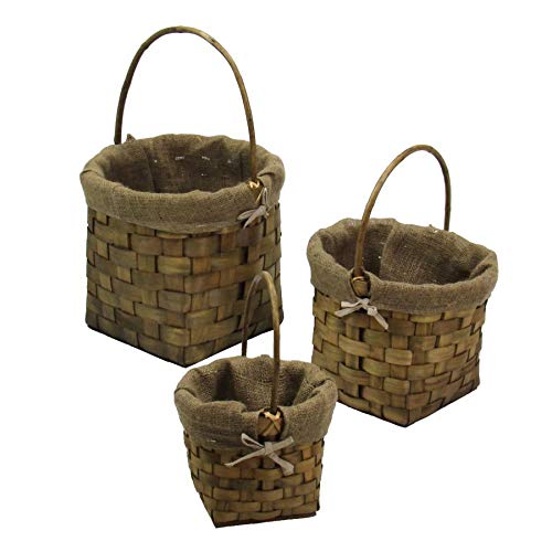 Vacchetti 4901030000 Basket, Wood, Multicolor, Medium