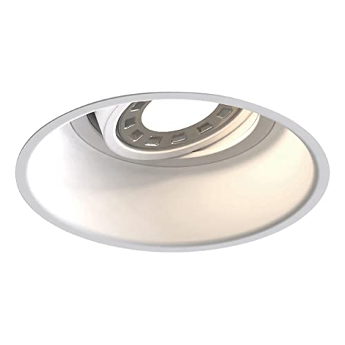 Astro Minima Round Adjustable Indoor Downlight (Matt White), GU10 Lamp, Designed in Britain - 1249003-3 Years Guarantee