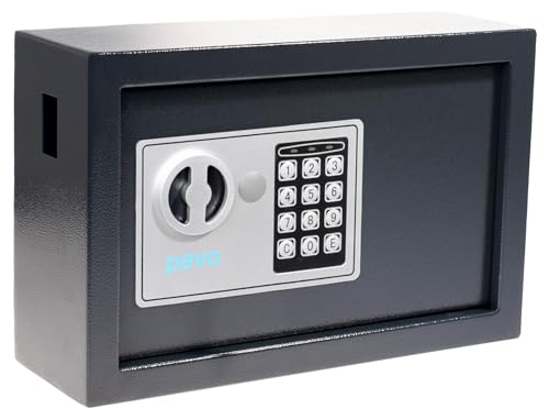 PAVO High Security Key Cabinet for 20 Keys, Grey, Darkgray