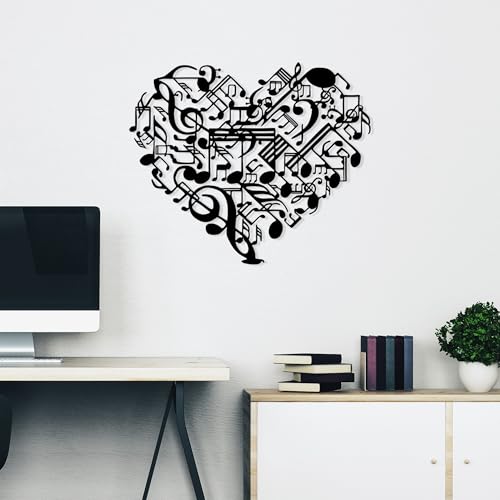 Stylish Black Decorative Metal Wall Accessory, 60 x 74 cm, 100% Metal, 1.5 mm Thick, Lightweight (0.852 kg), Perfect for Modern Home Decor