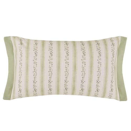 Voyage Maison Primavera Feather Filled Cushion – Watercolour Floral Printed Spring Oxford Trim Décor (Multicolour - 30x50cm)