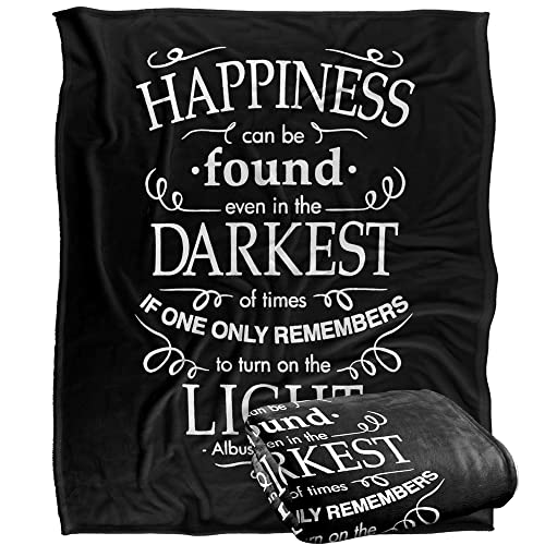 HARRY POTTER Happiness Officially Licensed Silky Touch Super Soft Throw Blanket 152 x 127 cm