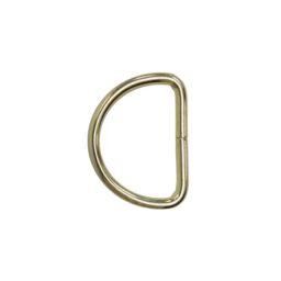 Merriway BH03150 (10 Pcs) Curtain D-Ring, 32 mm (1.1/4 Inch), Brass Plated - Pack of 10 Pieces