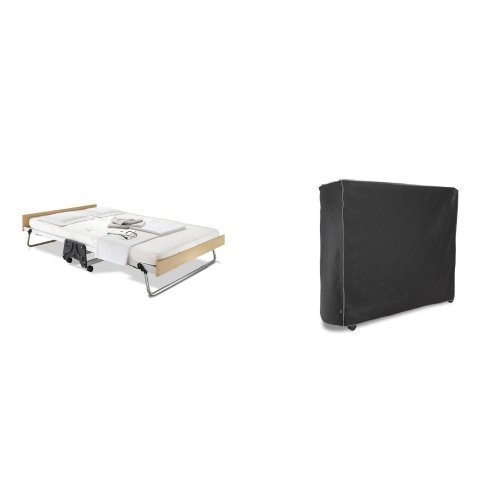 JAY-BE J-Bed Double Folding Bed with Contact Mattress and Bed Cover