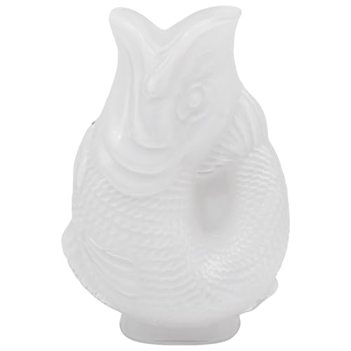 L & P Home & Gifts Fish Jugs & Vases Fish Vase Grey For Home and Kitchen - Lovely Home Décor Daily Use Accessory for Milk, Cream, Juice, and Water - Reusable and Practical Gift for Women and Men
