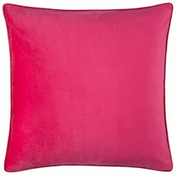furn. Meridian Velvet Cushion Cover (Hot Pink/Red - 45 x 45cm)