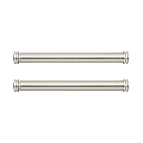 MODE Premium Collection Side Mount Curtain Rod Pair with End Caps, 12 to 20 in - Nickel