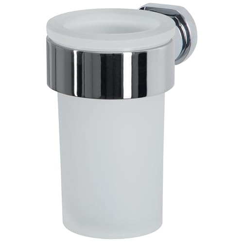 Spirella Milo Collection Toothbrush Holder with Sport, 10 x 11 x 11, Glass, White