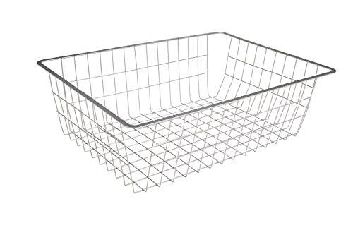Phoenix 124227WE Wire Basket, Metal, White, 42.7 x 53 x 18.5 cm