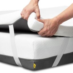 Ferlex Mattress Topper Breathable Removable Memory Foam 135 x 190 cm Thickness 7 cm