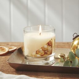 Wax Lyrical Glittering Gold Candle - Opulent & Enchanting - Luxurious Festive Fragrance - Up to 50 Hours