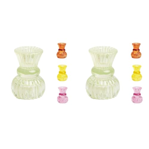 Talking Tables Small Green Glass Candle Holder & Holds Tealights Elegant Glass Candlestick Holder for Taper Candles, Perfect for Table Centrepieces, Weddings & Home Décor (Pack of 2)