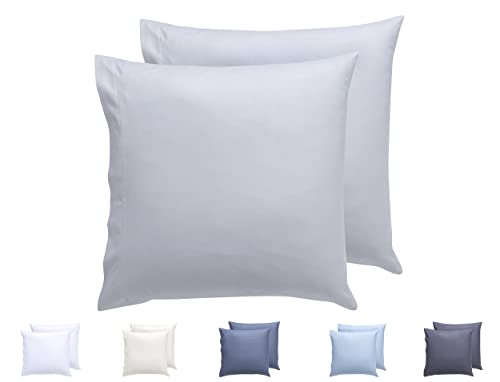 Todocama Set of 2 Extra Soft Hypoallergenic Microfibre Pillow Cases