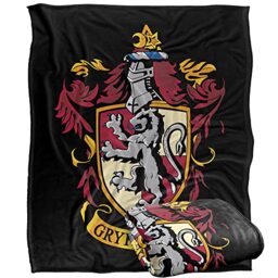 Harry Potter Gryffindor Crest Officially Licensed Silky Touch Super Soft Throw Blanket 152 x 127 cm