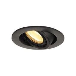 SLV SUPROS 78 / LED Spotlight, floodlight, Ceiling Light, recessed Light, Indoor Lighting / 3000K 12W 700lm Black dimmable 60 Degrees