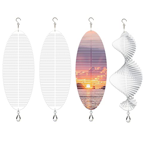Sublimations-Windspinner Rohlinge – 10 Stück, 20,3 Cm, Aus Aluminium, Blanko Zum Selbstgestalten Für Garten & Balkon
