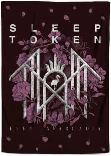 Rocksax Sleep Token Sherpa Fleece Blanket - Even In Arcadia 3