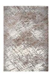 Lalee Feel-good rug with very soft feel, beige/silver, 80 x 150 cm
