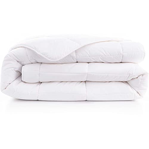 Abeil - prestige cotton/polyester duvet - white, white, 140 x 200 cm