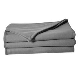 Poyet Motte Fleece Blanket Polyester – Steel 220 x 240 cm Poleco Range
