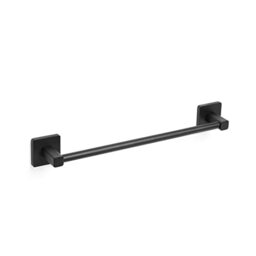 TATAY Towel Rail Nero Dual Fixing System Durable Zamak Material