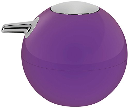 Spirella Polystyrene Bowl Shiny Soap Dispenser, Purple