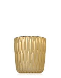 Kartell Jelly Vaso GG, Plastic, Yellow, 23.5x23.5x25cm