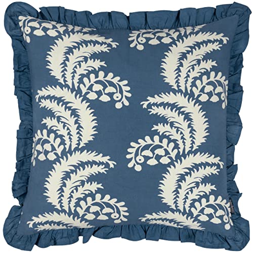 Paoletti Montrose Polyester Filled Cushion,French Blue,50 x 50cm