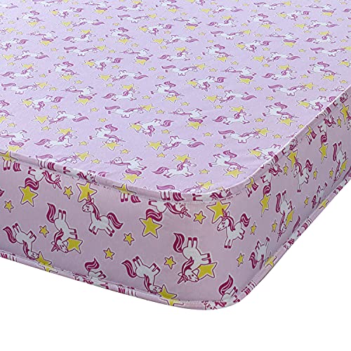eXtreme comfort ltd 2ft6 Small Single Komfort 4 Kids Mattress. Pink Unicorn & Stars Luxury Value Mattress (2ft6 Small Single Mattress)