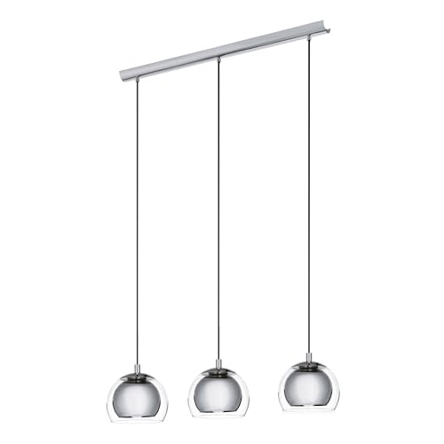 EGLO E27 Chrome Pendant Lamp ROCAMAR, 94593