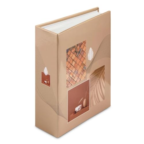 "Hama Minimax ""Singo II"" Photo Album (Format 12.5 x 16.5 cm, 100 Photos 10 x 15 cm, 100 Pages, Zen Pattern) Terracotta"
