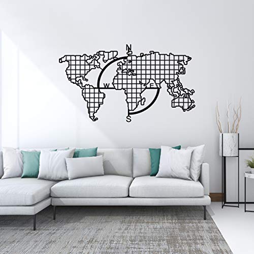 Homemania Wall Decoration, Metal, Black