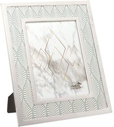 Stainless Steel Palm Tree Leaf Design Picture Photo Frame - 6 x 8/15 x 20cm