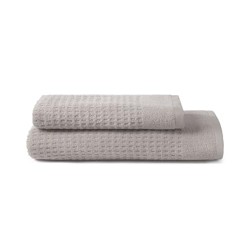 Sweet Home – Bath Towels and Bidet in 100% Pure Cotton Terry Towel, Oeko-Tex Zero Twist Certified Bath Towel Set with Bath Towel 50 x 100 and 40 x 50 cm, Soft and Absorbent Also as Gym Towel