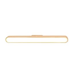 FIRST4MAGNETS MagLight Magnetic LED Mirror Light with Smart Touch, Wooden Wireless USB Rechargeable Night Light
