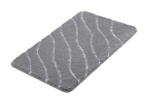 Kleine Wolke Tram Bath Mat 70 x 120 cm Anthracite